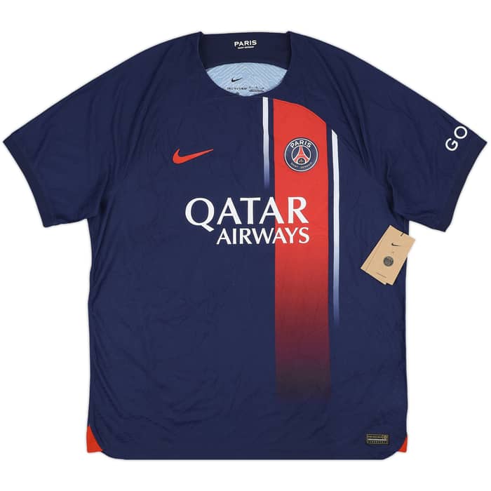 2023-24 Paris Saint-Germain Authentic Home Shirt Mbappe #7 (XL)