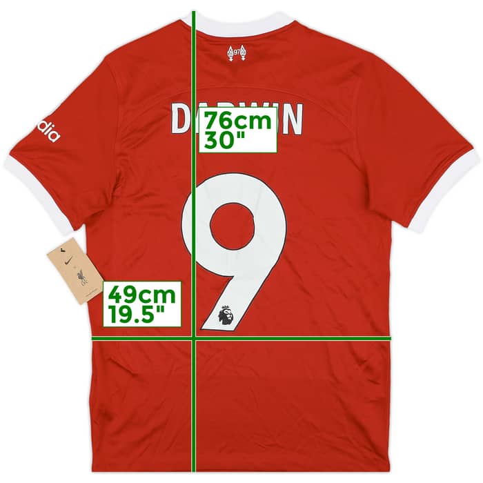 2023-24 Liverpool Home Shirt Darwin #9 (S)