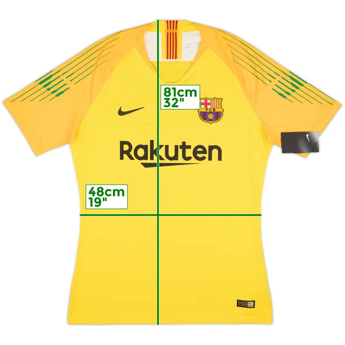 2018-19 Barcelona Authentic GK S/S Shirt (L)