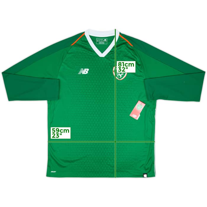 2018-20 Ireland Home L/S Shirt (XL)