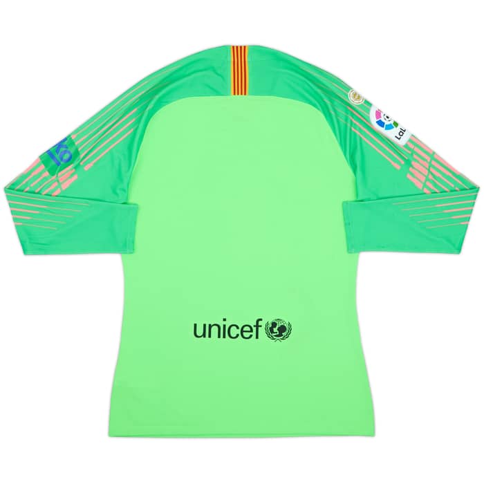 2018-19 Barcelona Authentic GK Shirt (L)