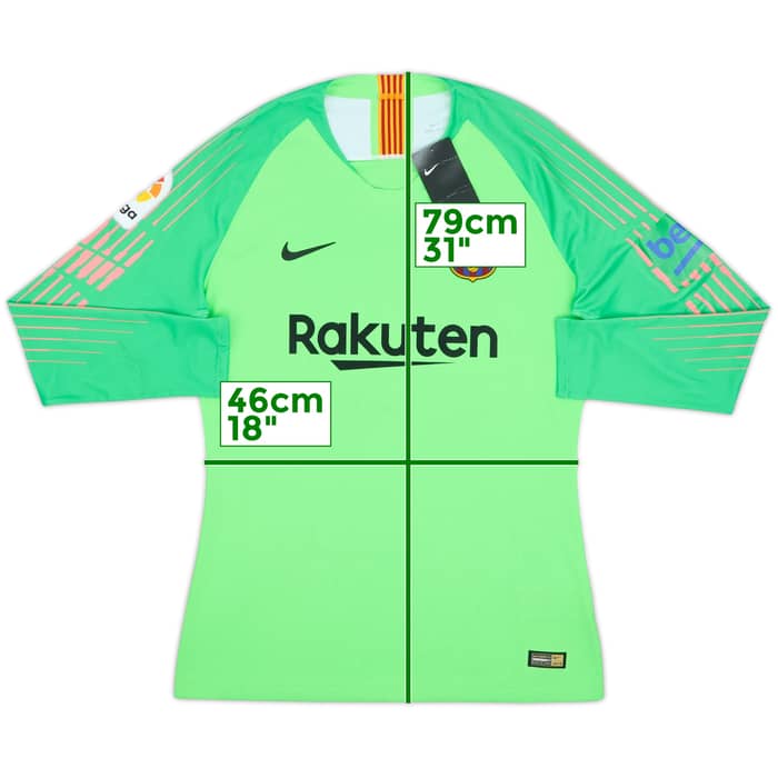 2018-19 Barcelona Authentic GK Shirt (L)