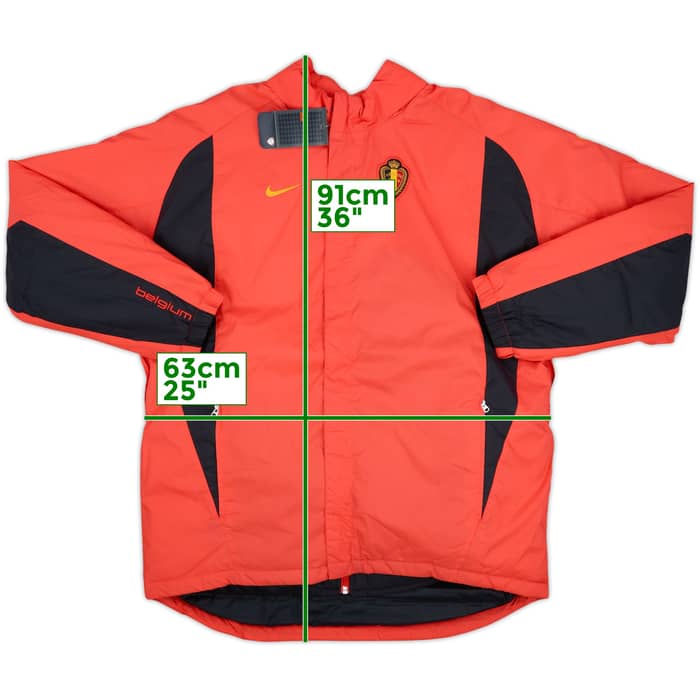 2002-04 Belgium Player Issue Nike Padded Gilet/Bench Coat (L)