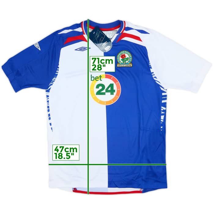 2007-08 Blackburn Home Shirt (XL.Boys)