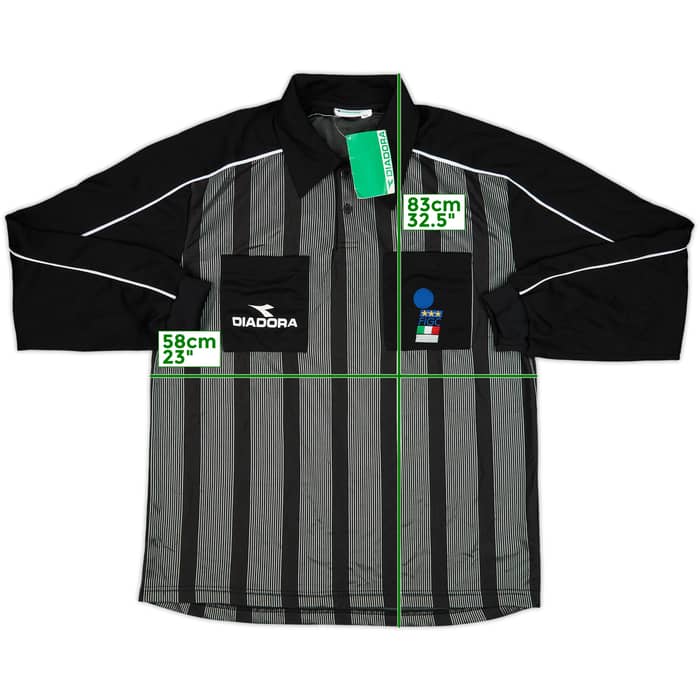 1990s Italy FIGC Diadora Referee L/S Shirt (XXL)