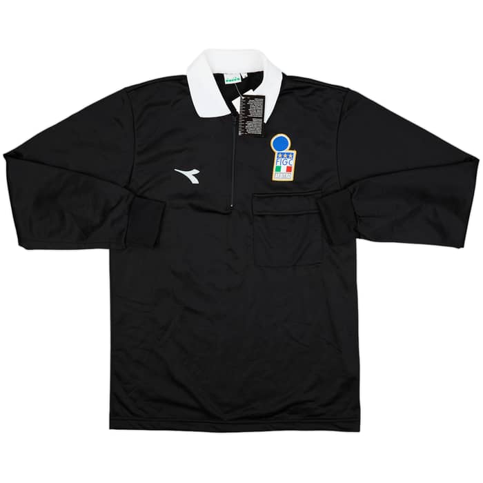 1990s Italy FIGC Diadora Referee L/S Shirt (M)