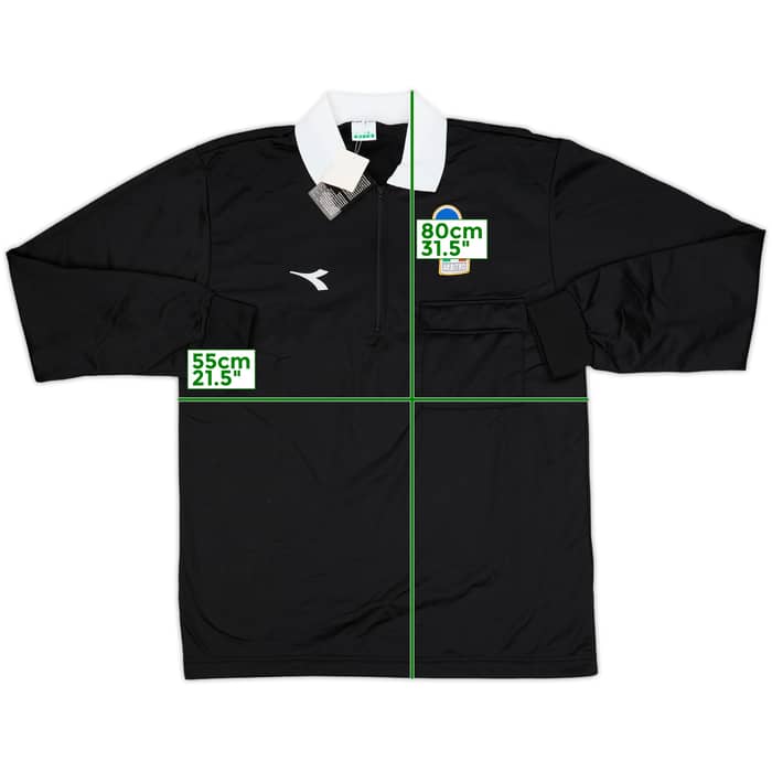 1990s Italy FIGC Diadora Referee L/S Shirt (XL)