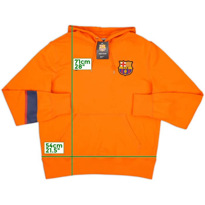2012-13 Barcelona Nike Hooded Sweat Top (L)