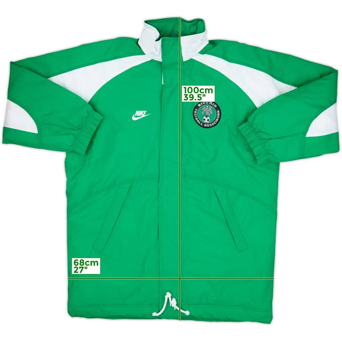 1996-98 Nigeria Nike Padded Bench Coat - 10/10 - (L)