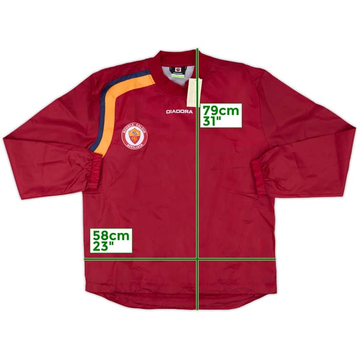 2004-05 Roma Diadora 'Scuola Calcio' Windbreaker - 9/10 - (L)