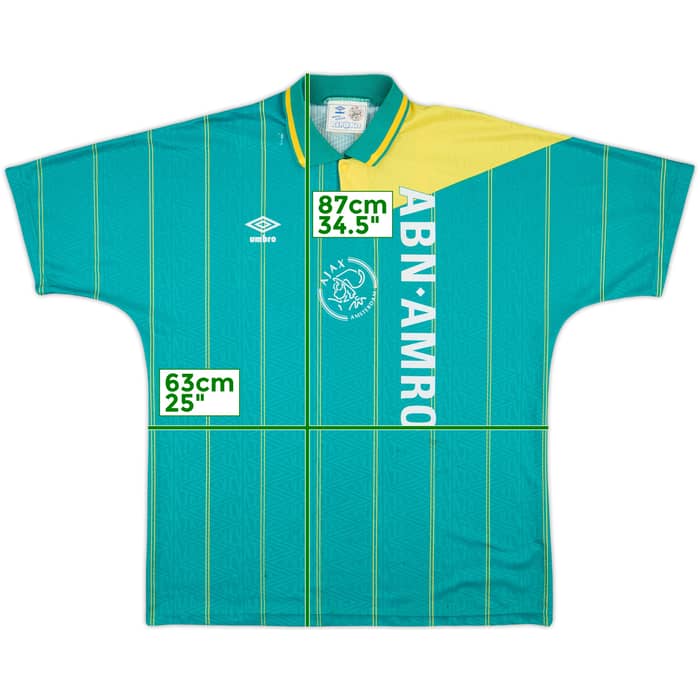 1991-93 Ajax Away Shirt - 5/10 - (XL)