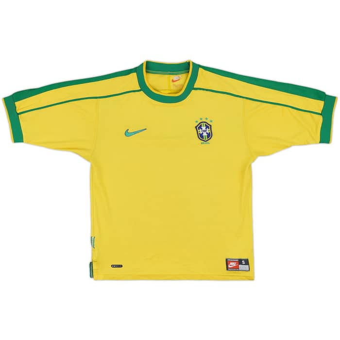1998-00 Brazil Home Shirt Killoran - 5/10 - (S)