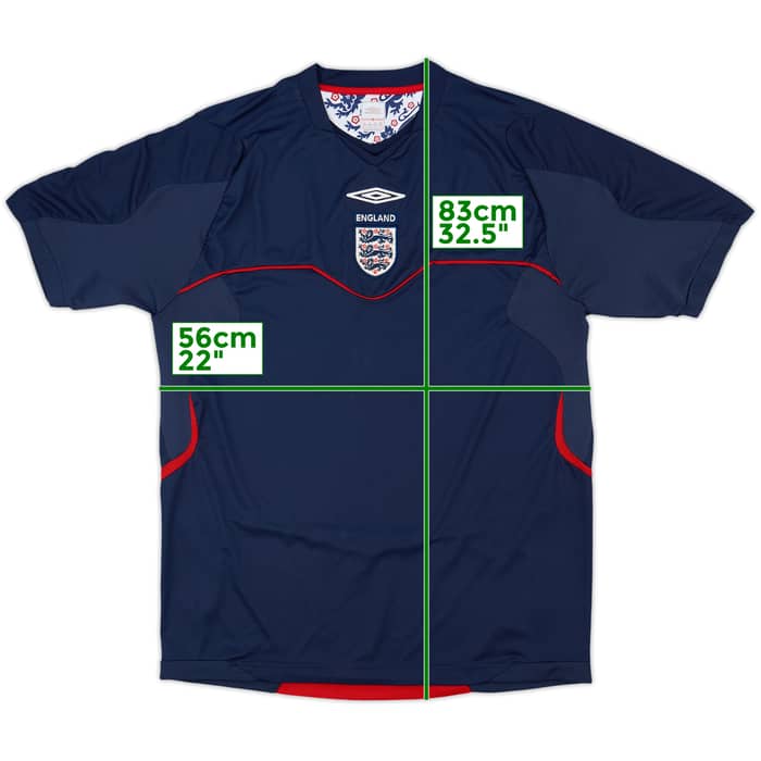 2004-06 England Umbro Training Shirt - 8/10 - (XL)
