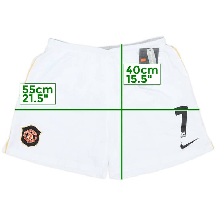 2006-07 Manchester United Home Shorts #7 (Ronaldo) (XL.Boys)