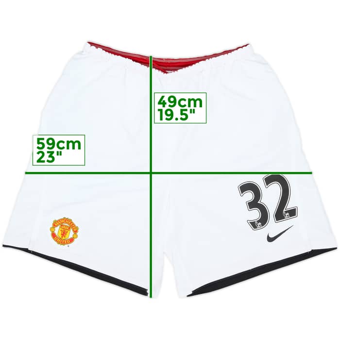 2007-09 Manchester United Home Shorts #32 (Tevez) - 5/10 - (M)