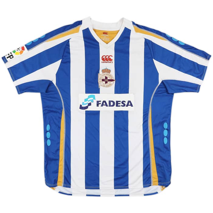 2007-08 Deportivo Home Shirt - 5/10 - (XL)