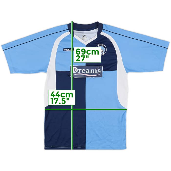 2007-09 Wycombe Wanderers Home Shirt - 9/10 - (XS)