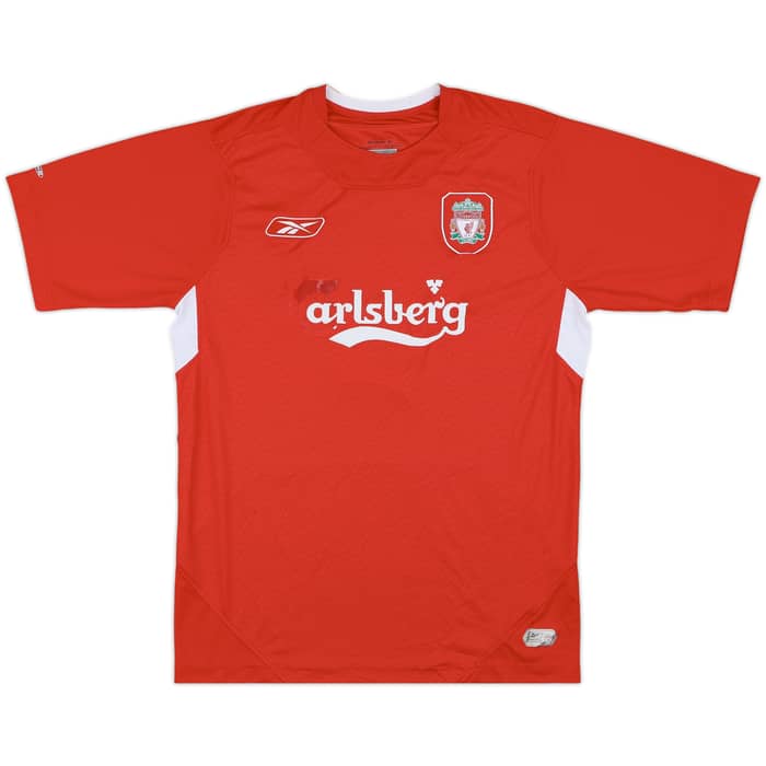 2004-06 Liverpool Home Shirt Cisse #9 - 4/10 - (M)