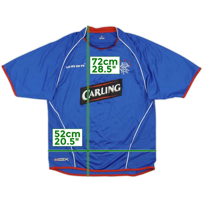 2005-06 Rangers Home Shirt - 4/10 - (L)
