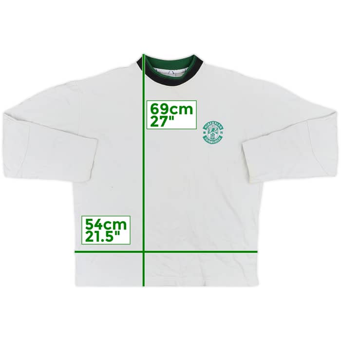 2000-01 Hibernian Training L/S Shirt - 6/10 - (M)