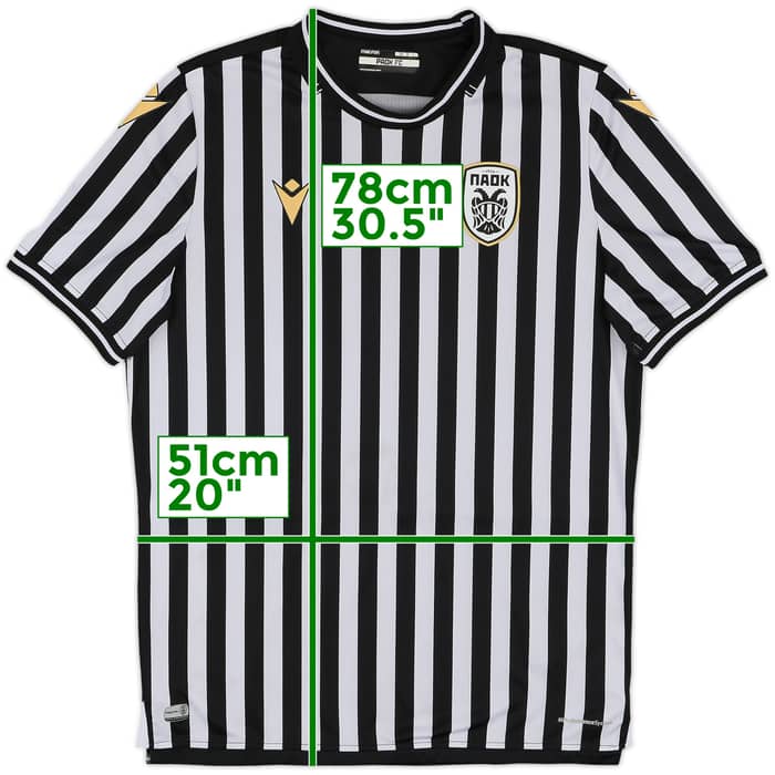 2020-21 PAOK Home Shirt - 6/10 - (L)