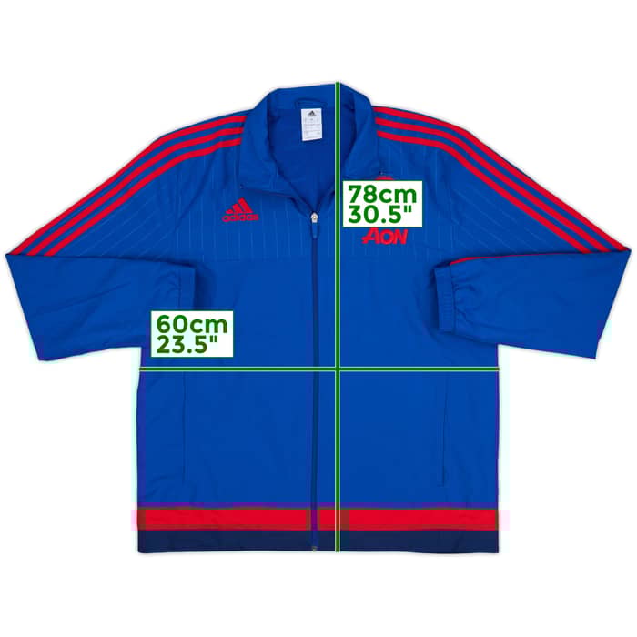 2015-16 Manchester United adidas Track Jacket - 10/10 - (L)