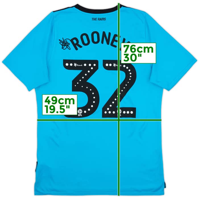 2019-20 Derby County Away Shirt Rooney #32 - 8/10 - (L)