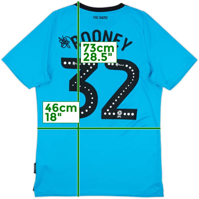 2019-20 Derby County Away Shirt Rooney #32 - 8/10 - (S)