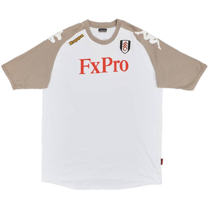 2012-13 Fulham Kappa Cotton Tee - 7/10 - (4XL)