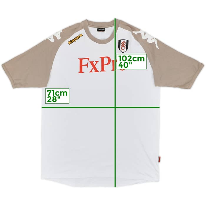 2012-13 Fulham Kappa Cotton Tee - 7/10 - (4XL)