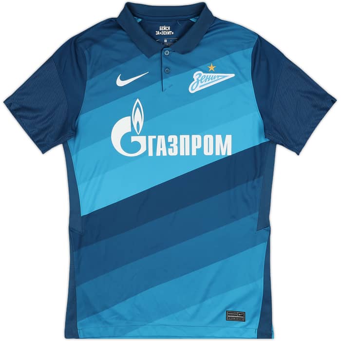 2020-21 Zenit St. Petersburg Home Shirt - 10/10 - (S)