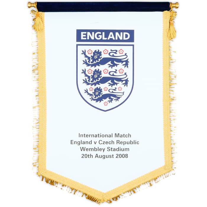 2008 England Match Pennant International Friendly (v Czech Republic)