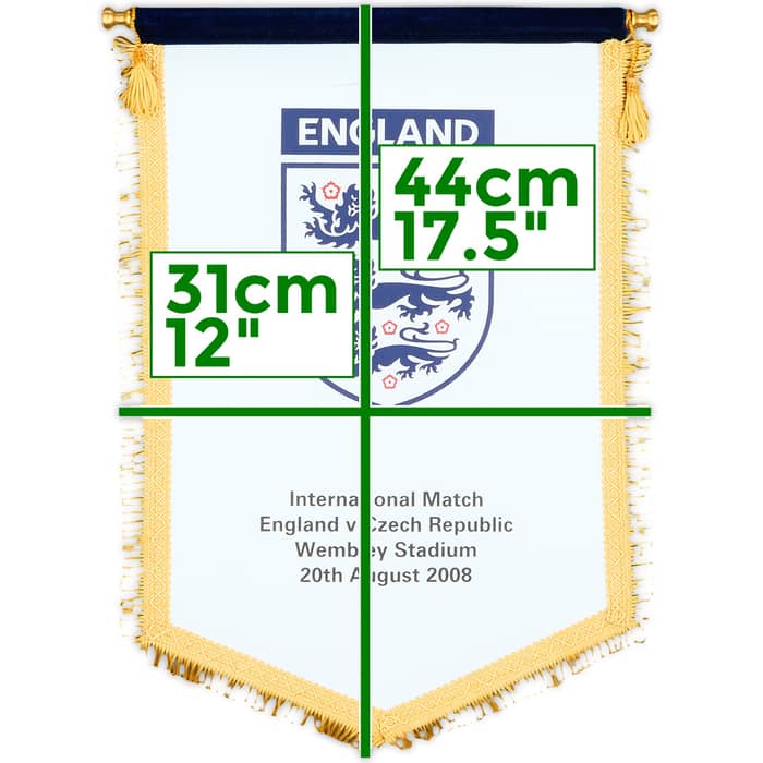 2008 England Match Pennant International Friendly (v Czech Republic)
