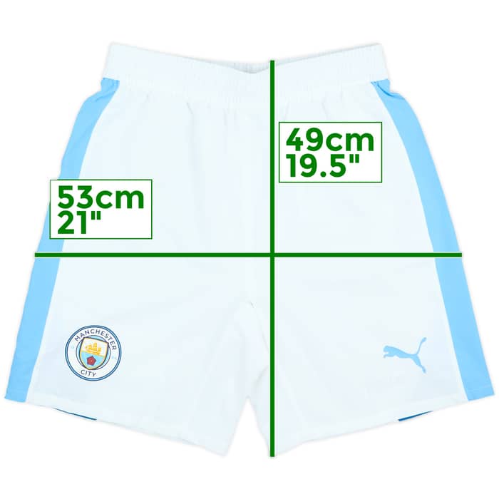 2023-24 Manchester City Match Issue Home Shorts