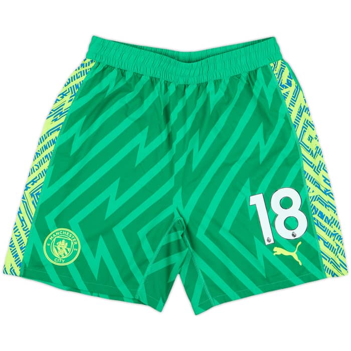 2023-24 Manchester City Match Issue GK Shorts #18 (Ortega)