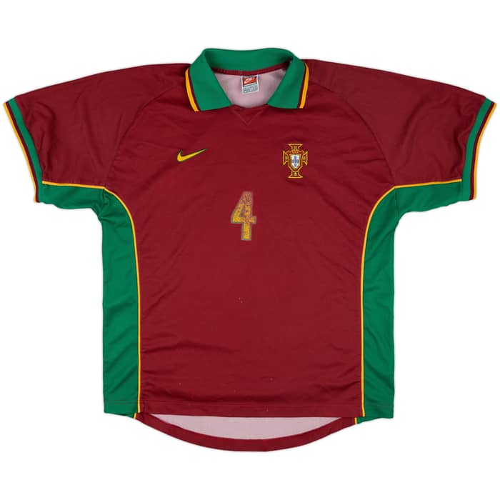 1997-98 Portugal Match Issue Home Shirt #4