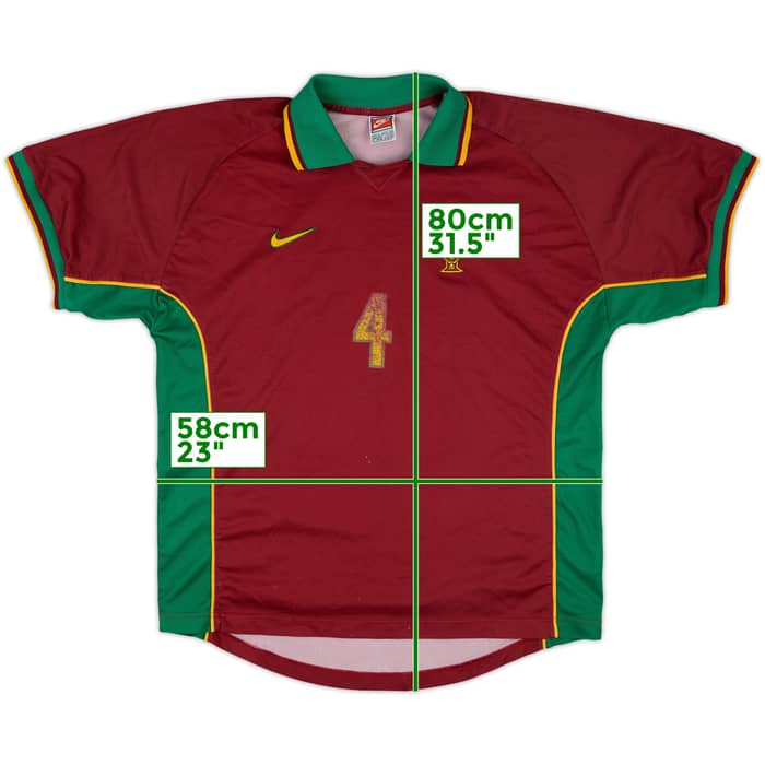 1997-98 Portugal Match Issue Home Shirt #4