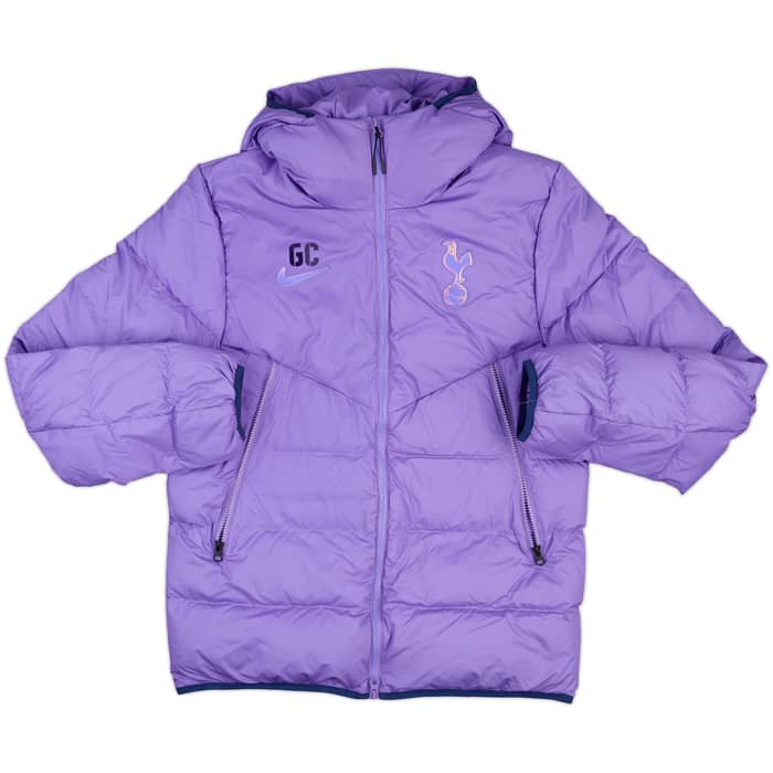 2019-20 Tottenham Staff Issue Hooded Padded Bench Coat 'GC'