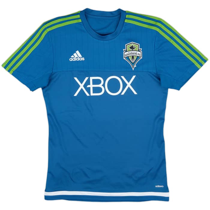 2015 Seattle Sounders Authentic adidas Training Shirt - 9/10 - (S)