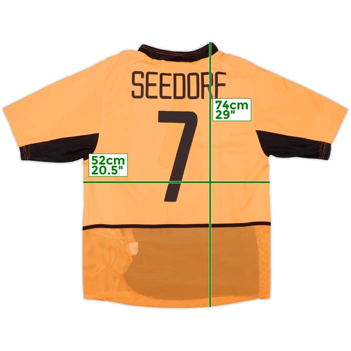 2002-04 Netherlands Player Issue Home Shirt Seedorf #7 - 6/10 - (L)