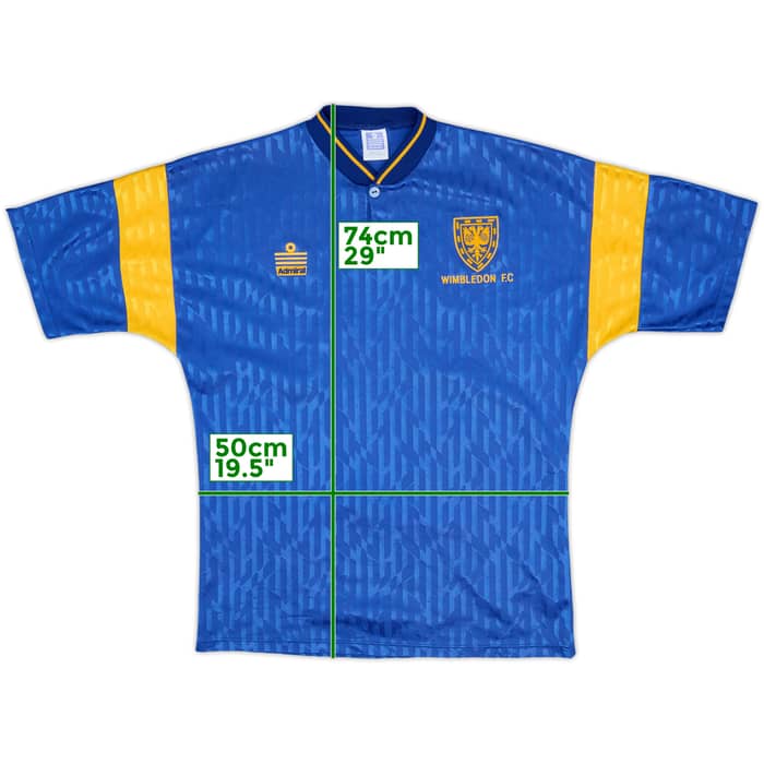 1991-92 Wimbledon Home Shirt - 8/10 - (M)