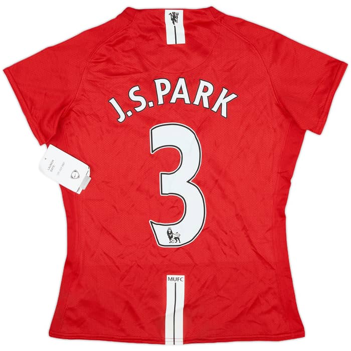 2007-09 Manchester United Home Shirt J.S.Park #3 (Women's M)