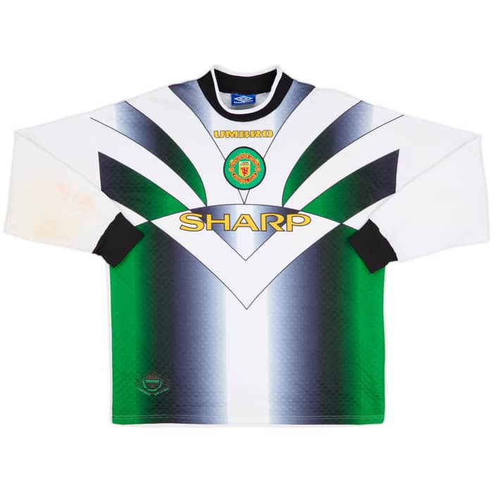 1996-97 Manchester United GK Shirt Schmeichel #1 - 6/10 - (L)