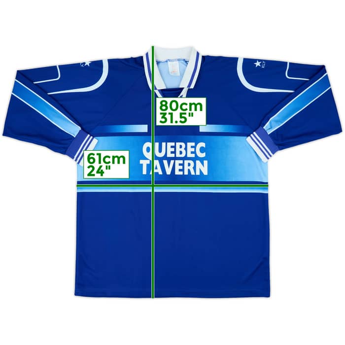 1990s Kelly Template L/S Shirt #16 - 6/10 - (XL)