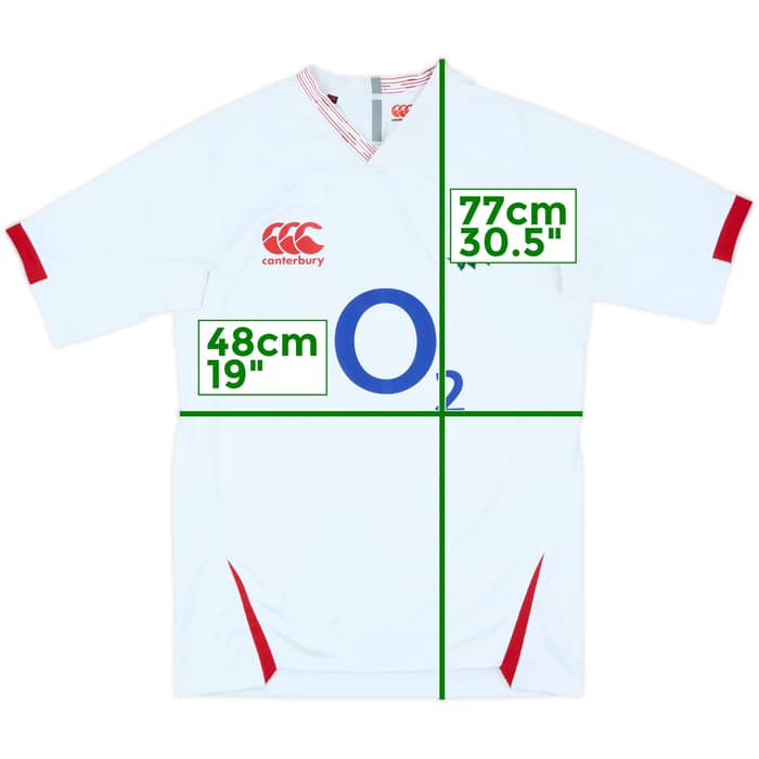 2019 England Rugby Home Shirt - 10/10 - (M)