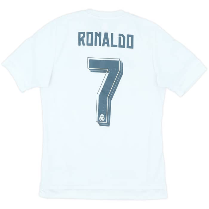 2015-16 Real Madrid Home Shirt Ronaldo #7 - 8/10 - (S)
