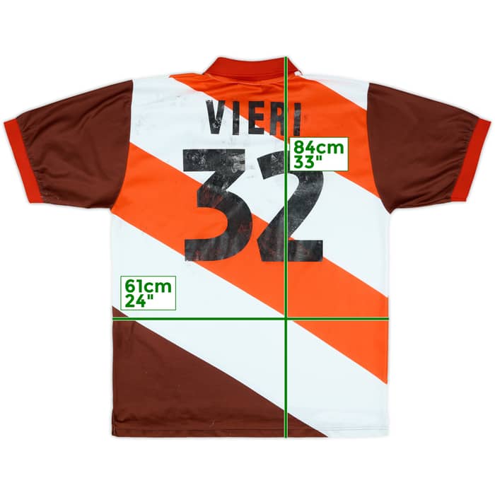 1999 Pocket Coffee Football Stars Shirt Vieri #32 - 5/10 - (XL)