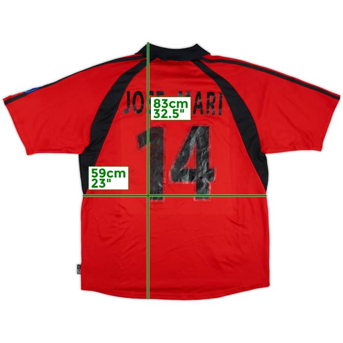 2001-02 AC Milan Third Shirt Jose Mari #14 - 6/10 - (XL)