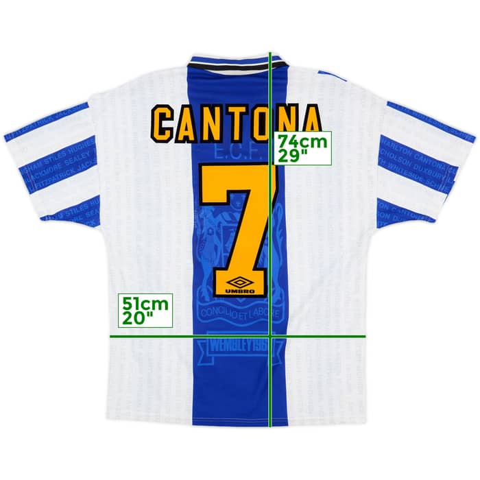 1994-96 Manchester United Third Shirt Cantona #7 - 8/10 - (M)
