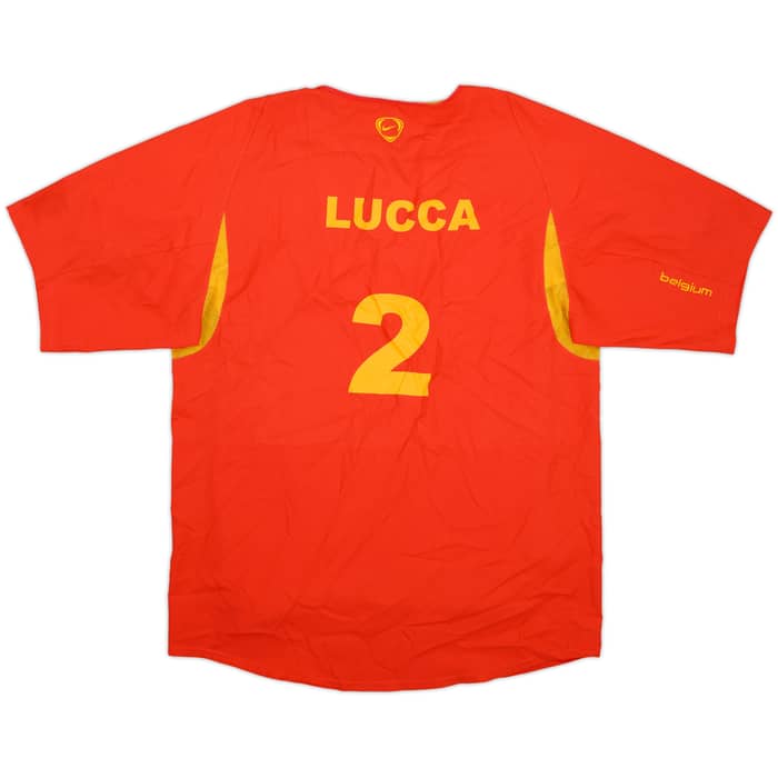 2002-03 Belgium Nike Player Issue Training Shirt Lucca #2 - 10/10 - (M)